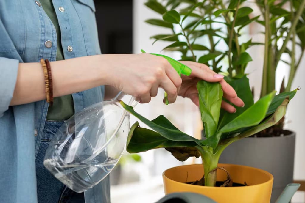Vinagre como corrector de pH para plantas con hojas amarillas
