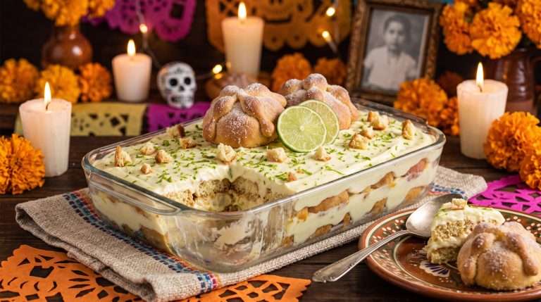 Carlota de pan de muerto: el postre ideal para celebrar la tradición