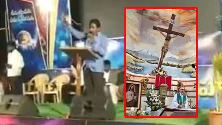 ¡Se repite la tragedia! A pastor le cae encima una pantalla gigante mientras predicaba