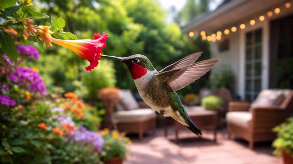 Claves para convertir tu jardín en refugio de colibríes