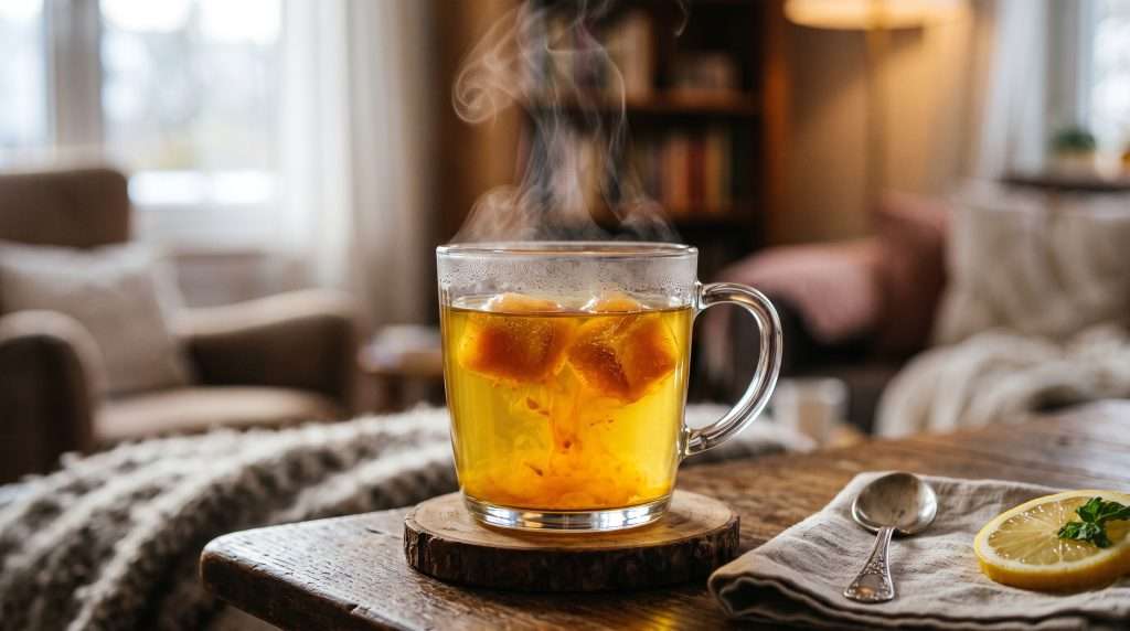 Cubitos de cúrcuma y jengibre: infusión antiinflamatoria lista en minutos