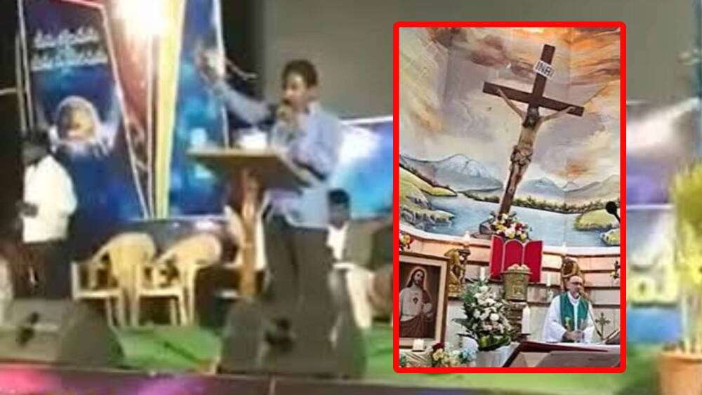 ¡Se repite la tragedia! A pastor le cae encima una pantalla gigante mientras predicaba