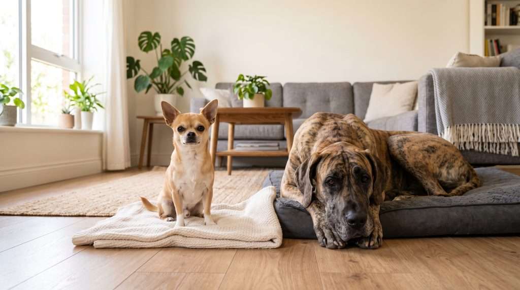Por qué los perros grandes envejecen más rápido que los pequeños